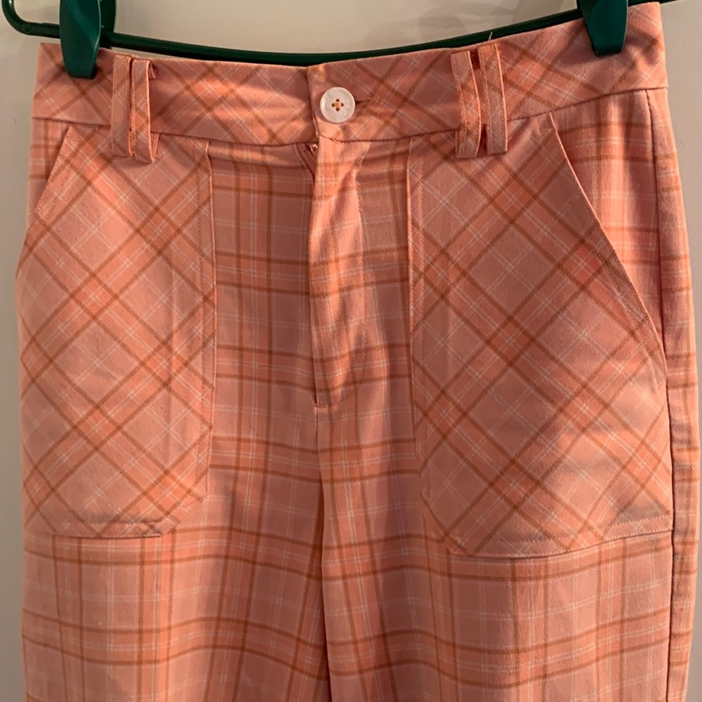Plaid workwear pant